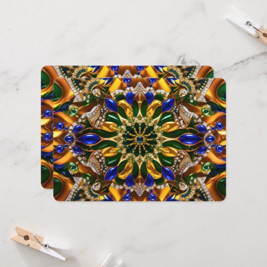 特別招待状とブラジルデザイン 招待状 (正面/裏面インサイチュ)