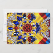 特別招待状とルーマニアデザイン 招待状 (正面)