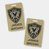 特別捜査官児童 バッジ (正面＆裏面)