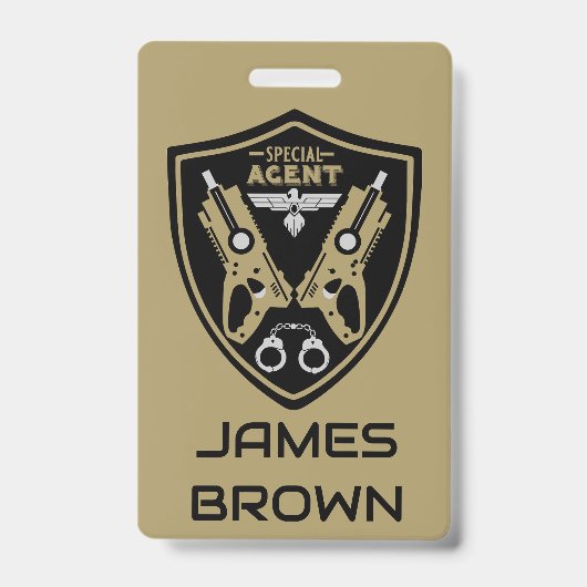 特別捜査官児童 バッジ (正面)