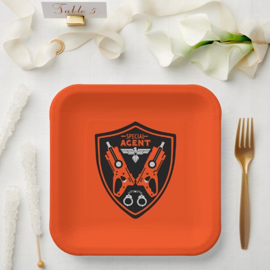 特別捜査官児童 ペーパープレート (ウェディング)