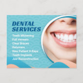 特別提供による歯科歯科医サービス ポストカード (正面)