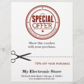 特別提供 チラシ (正面)