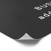 特別提供lディスカウント最終販売ビジネスロゴ ポスター (角)