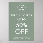 特別提供lディスカウント最終販売Sage Green ポスター (正面)