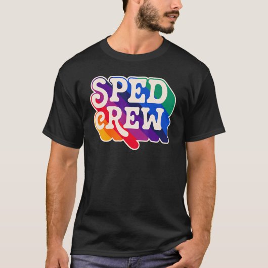 特別支援学級担任教師 SPEDクルー Tシャツ (正面)