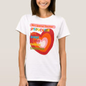 特別支援学級担任 SPED モチベーショナル 名前入り Tシャツ (正面)