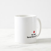 特別支援教育の先生へのギフト コーヒーマグカップ (正面右)