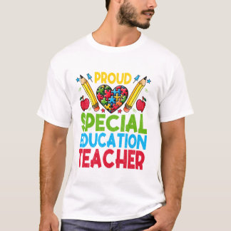 特別支援教育の先生を誇りに思う Tシャツ