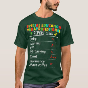 特別教育パラプロフェッショナルおもしろいギフト Tシャツ