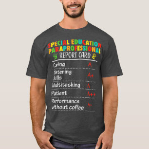 特別教育パラプロフェッショナルおもしろいギフト Tシャツ
