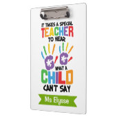 特別教育パーソナライズされた先生クリップボード クリップボード (左)