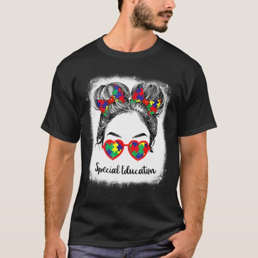 特別教育ライフスパメッシーバンヘア先生 Tシャツ (正面)