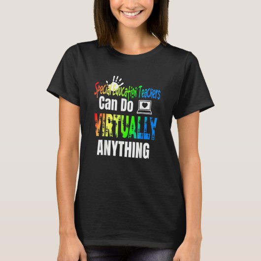 特別教育リモート学の先生トップ Tシャツ (正面)