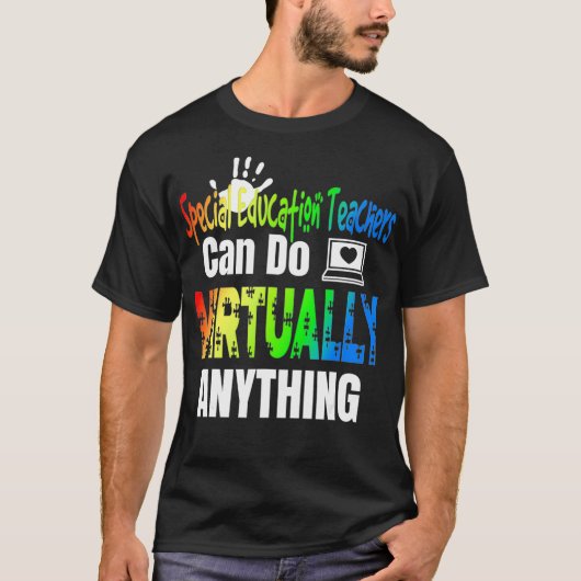 特別教育リモート学ノベルティトップ Tシャツ (正面)