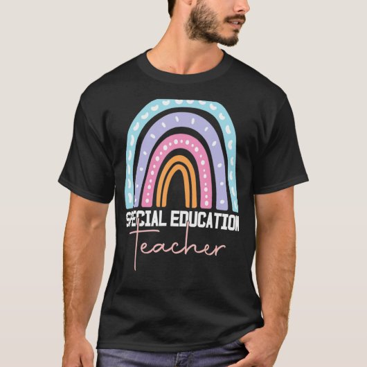 特別教育先生スペードSPEDレオパードライ Tシャツ (正面)