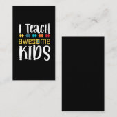 特別教育先生パズル自閉症 名刺 (正面/裏面)