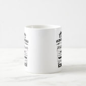 特別教育先生マグギフト女性男性 コーヒーマグカップ (中央)