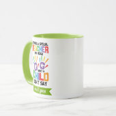 特別教育先生マグパーソナライズされた マグカップ (正面左)