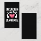 特別教育先生包括認識度 名刺 (正面/裏面)