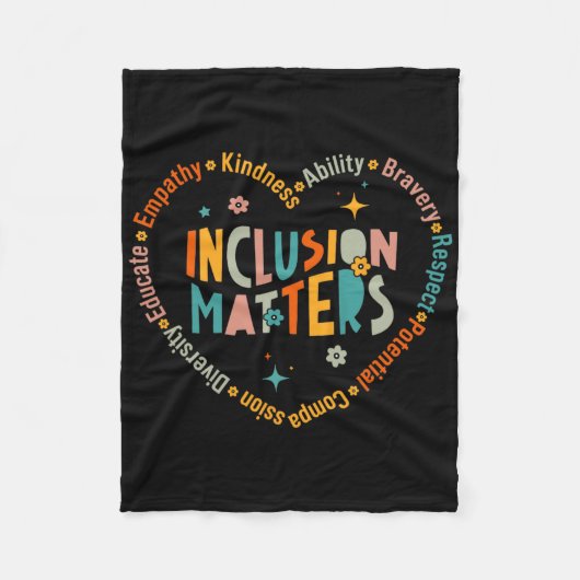 特別教育先生包摂問題Authis フリースブランケット (正面)