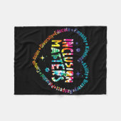 特別教育先生包摂問題Authis フリースブランケット (正面(横))