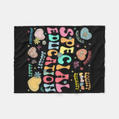 特別教育先生感動的ス教えペド フリースブランケット (正面(横))