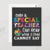 特別教育先生特別キッズアワレネス ポストカード (正面/裏面)