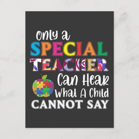 特別教育先生特別キッズアワレネス ポストカード (正面)