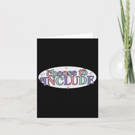 特別教育先生自閉症を含める カード (正面)