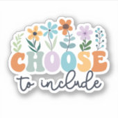 特別教育先生自閉症を含める シール (正面)