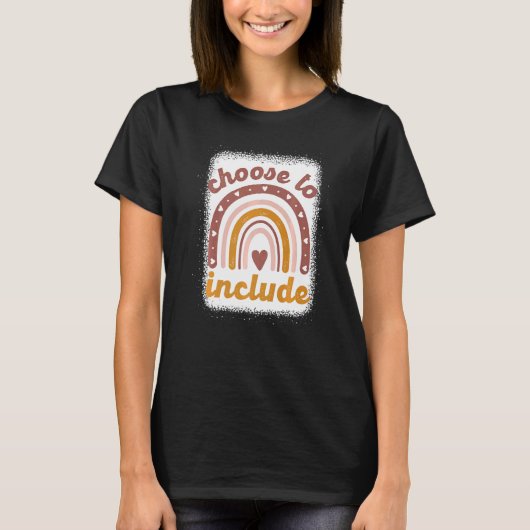 特別教育先生自閉症を含める Tシャツ (正面)