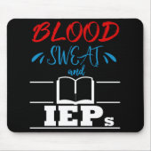 特別教育先生自閉症IEPギフトおもしろいー マウスパッド (正面)