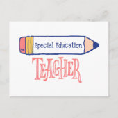 特別教育先生鉛筆デザイン ポストカード (正面)