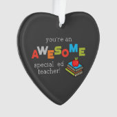 特別教育先生鑑賞日素晴らし オーナメント (正面)