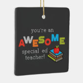 特別教育先生鑑賞日素晴らし セラミックオーナメント (右)