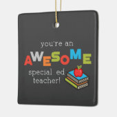 特別教育先生鑑賞日素晴らし セラミックオーナメント (左)