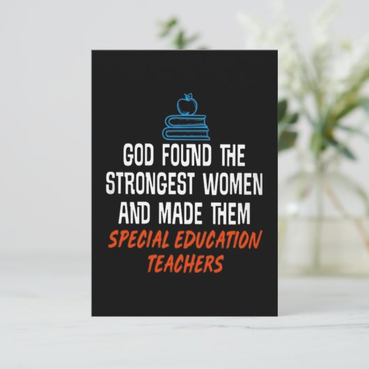 特別教育先生 カード (スタンド正面)