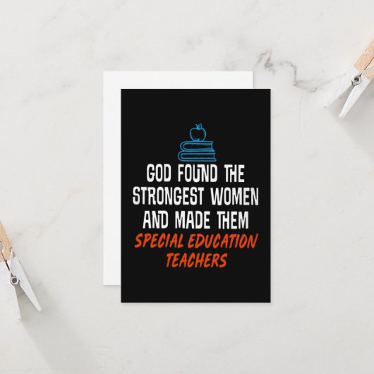 特別教育先生 カード (正面/裏面インサイチュ)