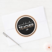 特別教育先生SPED ラウンドシール (封筒)