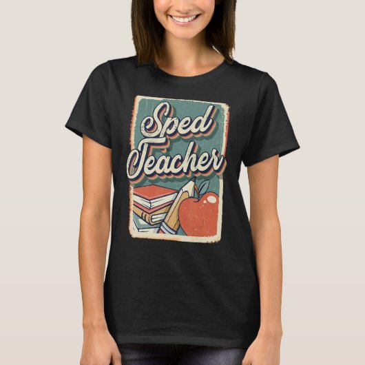 特別教育先生SPED EDレトロレトロVint Tシャツ (正面)