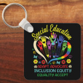 特別教育感動的先生教えSPED キーホルダー (正面)