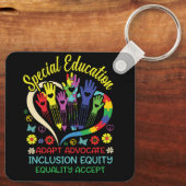 特別教育感動的先生教えSPED キーホルダー (裏面)
