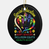 特別教育感動的先生教えSPED セラミックオーナメント (左)