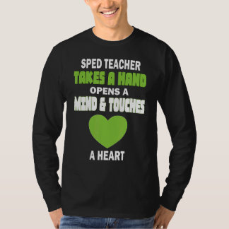 特別教育Sped先生が手を開く Tシャツ
