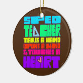 特別教育SPED先生が開講 セラミックオーナメント (左)