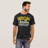 特別教育SPED先生特別教育ED先生 Tシャツ (正面フル)