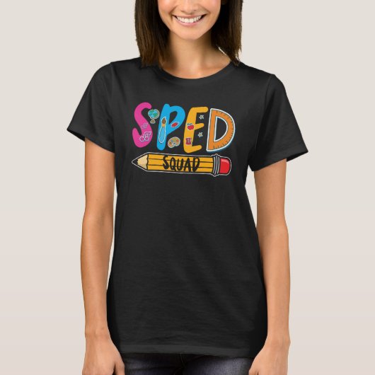特別教育SPED分隊SPED先生 Tシャツ (正面)