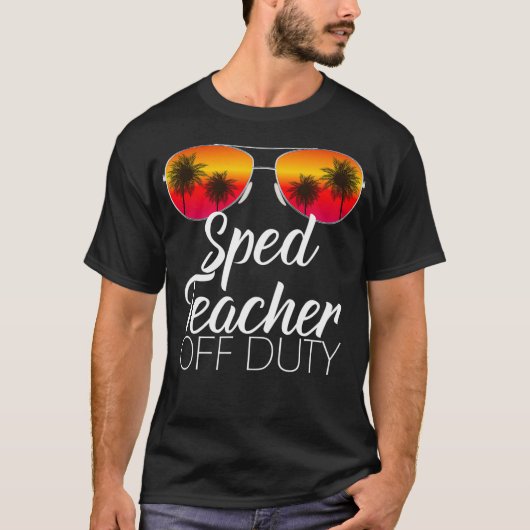 特別教育SPED就学前先生 Tシャツ (正面)
