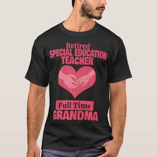 特別教退職した育先生おばあちゃんが引退 Tシャツ (正面)